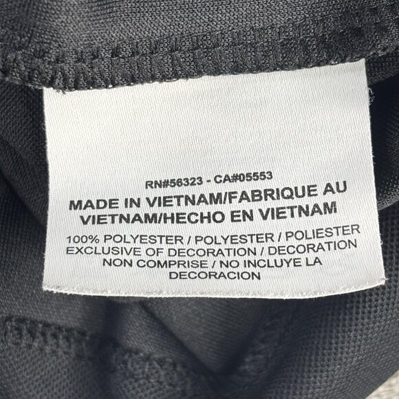 Nike Golf Polo Shirt Mens Large Black Pique Dri-FIT Blue Tree Logo 363807-010 - Picture 6 of 10